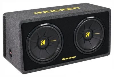 Лот: 5404499. Фото: 1. Cабвуфер корпусной двойной Kicker... Сабвуферы