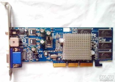 Лот: 10040121. Фото: 1. GigaByte GV-N4464TE. Видеокарты