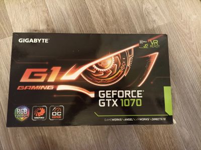 Лот: 25340384. Фото: 1. Видеокарта gtx 1070. Видеокарты
