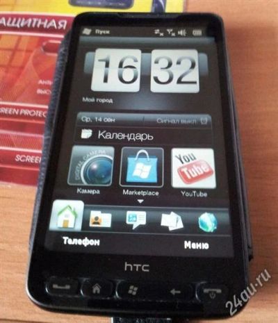 Лот: 2476465. Фото: 1. htc touch hd2 t8585 black rus... Смартфоны