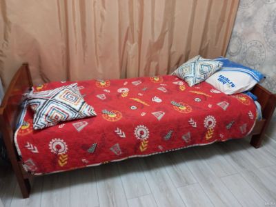 Лот: 16706979. Фото: 1. Кровать массив с ортопедическим... Кровати