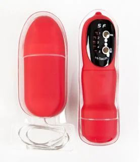 Лот: 4966931. Фото: 1. Виброяйцо ДУ, 7,6 см красное BlackRed... Игрушки