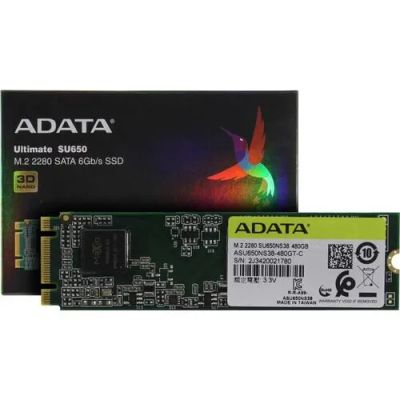 Лот: 18933194. Фото: 1. Внутренний диск SSD A-Data 480Gb... Другое (носители информации)