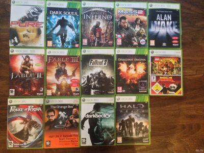 Лот: 15309773. Фото: 1. Игры Xbox 360 14 шт. Игры для консолей