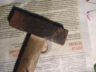 Лот: 18171855. Фото: 1. молоток медный. Ручной инструмент