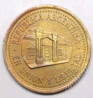 Лот: 1577334. Фото: 1. Аргентина. 50 сентаво 1994г... Америка