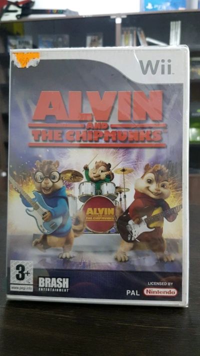 Лот: 16090080. Фото: 1. Alvin and The Chipmunks Новый... Игры для консолей