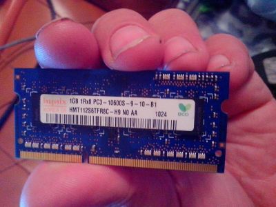 Лот: 3154535. Фото: 1. 1gb для ноутбука DDR3 новая. Оперативная память