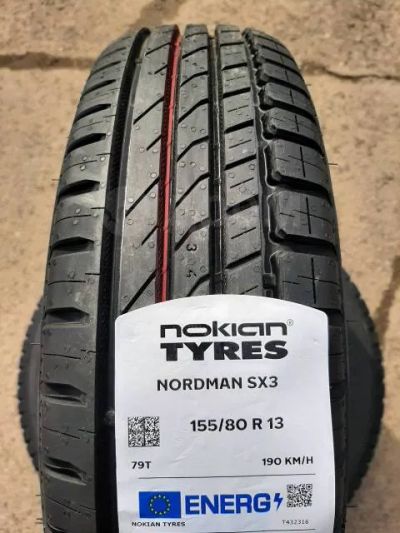 Лот: 21178803. Фото: 1. Летняя резина 155/80 R-13 "IKON... Шины