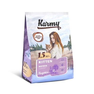 Лот: 13232928. Фото: 1. Корм для кошек Karmy Kitten для... Корма