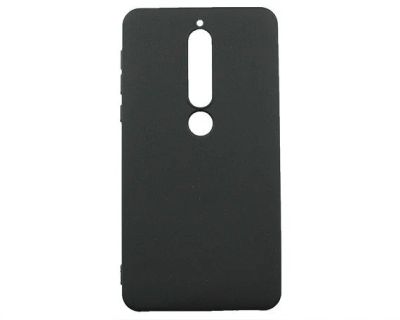 Лот: 13436719. Фото: 1. Чехол Nokia 6.1 Силикон черный... Чехлы, бамперы