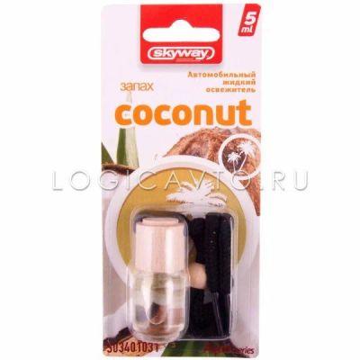 Лот: 12998728. Фото: 1. Skyway Aqua.series 5 мл. Coconut... Ароматизаторы