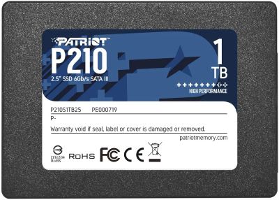Лот: 25115081. Фото: 1. SSD-накопитель 1Тб Patriot P210... SSD-накопители