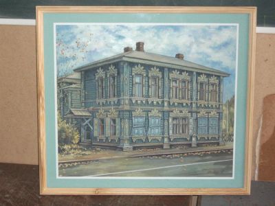 Лот: 10566861. Фото: 1. "Дом дворянки Юрковской", автор... Картины, гравюры