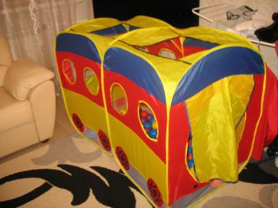 Лот: 4787623. Фото: 1. Домик-автобус-палатка игровой... Игровые домики, палатки
