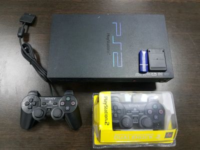 Лот: 14946036. Фото: 1. Sony Playstation 2 128 GB PS PS2... Консоли