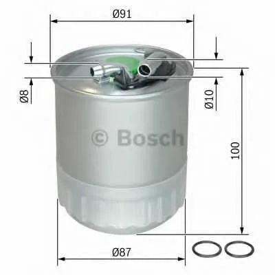 Лот: 25879385. Фото: 1. Фильтр топливный BOSCH F026402056. Топливная система
