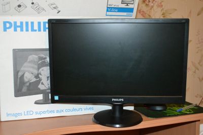 Лот: 11928423. Фото: 1. ЖК-монитор Philips 193v5, диагональ... ЖК-мониторы