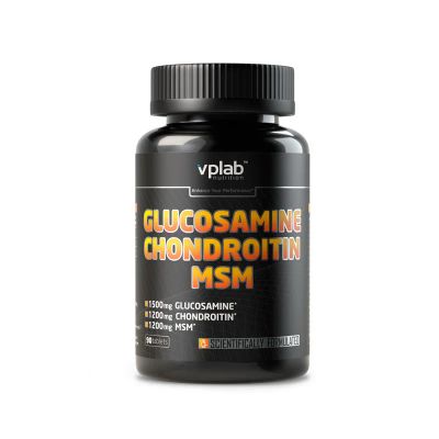 Лот: 9704234. Фото: 1. Glucosamine Chondroitin MSM VPlab... Спортивное питание, витамины