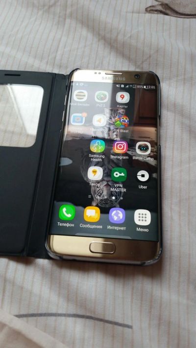 Лот: 9700579. Фото: 1. Samsung galaxy s7 edge 32гб РСТ... Смартфоны