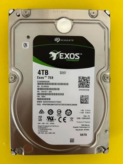 Лот: 20993162. Фото: 1. Жесткий диск Seagate 4TB Exos... Жёсткие диски (HDD)