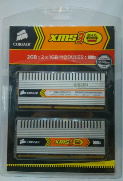 Лот: 3389024. Фото: 1. Оперативная память Corsair XMS3... Оперативная память