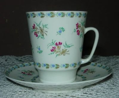 Лот: 8813684. Фото: 1. Винтажная кофейная пара. Кружки, стаканы, бокалы