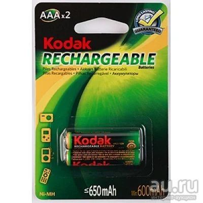Лот: 8948437. Фото: 1. Аккумулятор AAA Kodak 650 mAh... Батарейки, аккумуляторы, элементы питания