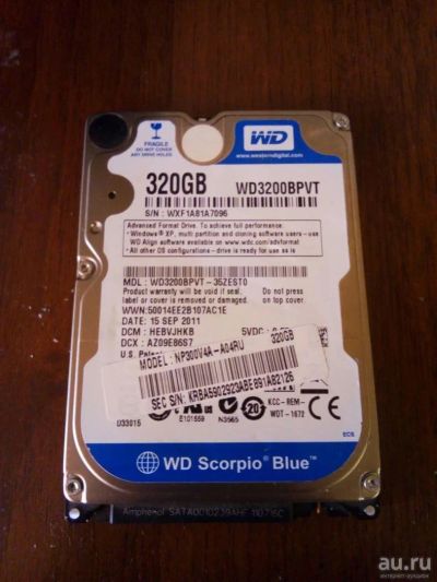 Лот: 11205524. Фото: 1. Жесткий диск 320GB. Жёсткие диски (HDD)