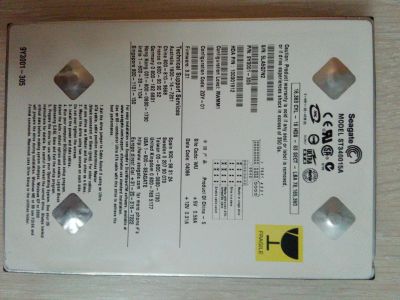 Лот: 12659070. Фото: 1. Жесткий диск Seagate ST340015A... Жёсткие диски (HDD)