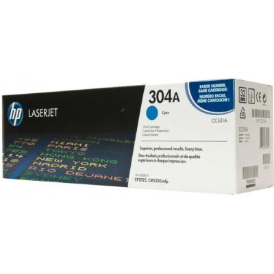 Лот: 4668662. Фото: 1. Картридж HP 304A (CC531A) для... Картриджи, расходные материалы