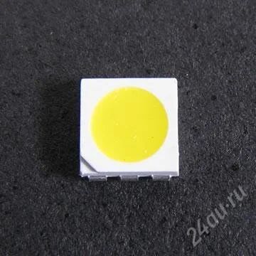 Лот: 1531674. Фото: 1. Белый SMD LED светодиод 3-х кристалльный... Светодиоды