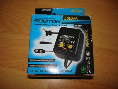 Лот: 3530517. Фото: 1. Адаптер сетевой Robiton РС500... Разъёмы