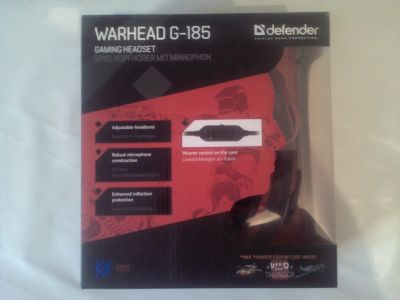 Лот: 12958224. Фото: 1. Наушники Defender Warhead G-185... Наушники, гарнитуры