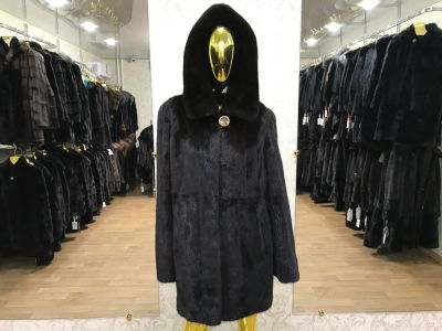 Лот: 9779694. Фото: 1. Шикарная шуба из норки! мех скандинавка... Верхняя одежда