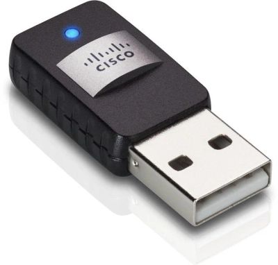 Лот: 4553371. Фото: 1. Сетевая карта WI-FI USB Linksys... Сетевые карты