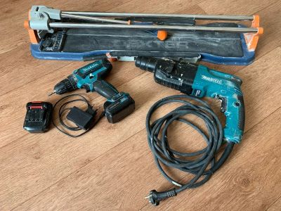Лот: 20334445. Фото: 1. Перфоратор и шуруповерт Makita... Электроинструмент