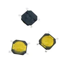 Лот: 17508394. Фото: 1. Микрокнопка 4*4*0.8 (4 контакта... Реле, тумблеры, переключатели