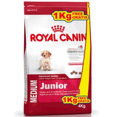 Лот: 10147847. Фото: 1. Корм Royal Canin Medium Junior... Корма