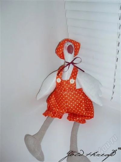 Лот: 1633480. Фото: 1. Куклы ручной работы ГУСЬ. Авторские куклы, игрушки, поделки