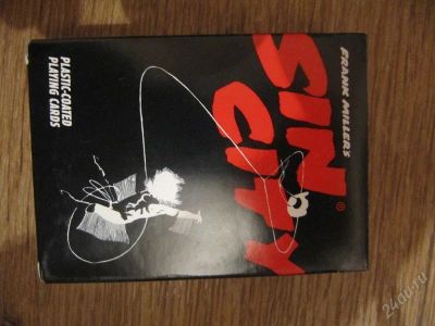 Лот: 839339. Фото: 1. игральные карты город грехов(комикс... Телефонные, пластиковые карты