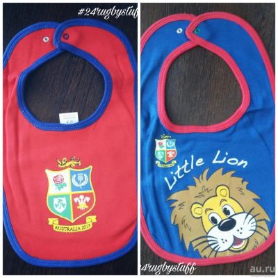 Лот: 9299831. Фото: 1. Набор слюнявчиков British lions... Всё для кормления