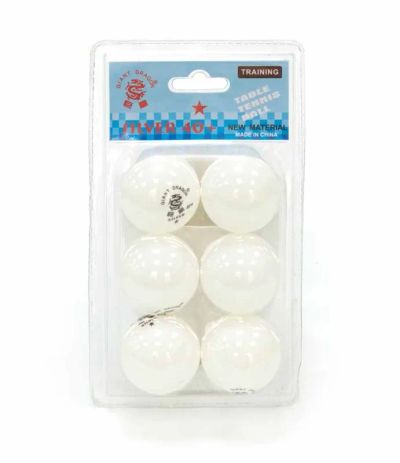 Лот: 24638765. Фото: 1. Мячи Giant Dragon Training Silver... Мячи, ракетки, шайбы, клюшки