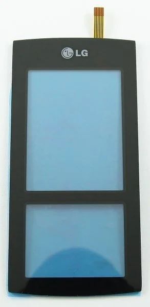 Лот: 12056537. Фото: 1. Тачскрин LG KF600 Черный. Дисплеи, дисплейные модули, тачскрины
