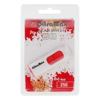 Лот: 11686133. Фото: 1. USB 4GB OltraMax 250 красный. USB-флеш карты