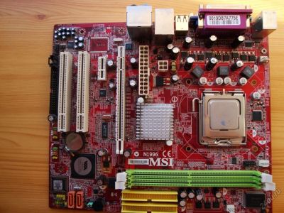 Лот: 5794556. Фото: 1. Материнская плата MSI n1996 P4M900M2-L... Материнские платы