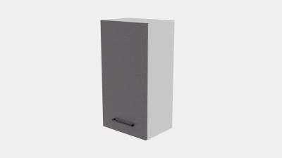 Лот: 23905715. Фото: 1. Навесной шкаф Grey, 40х31x75 см... Шкафчики и стеллажи