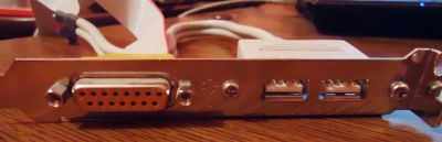 Лот: 3514723. Фото: 1. Планка 2 USB + COM-порт (в заднюю... Шлейфы, кабели, переходники