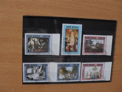 Лот: 11785301. Фото: 1. Серия из 6-ти марок Гвинея Биссау... Марки