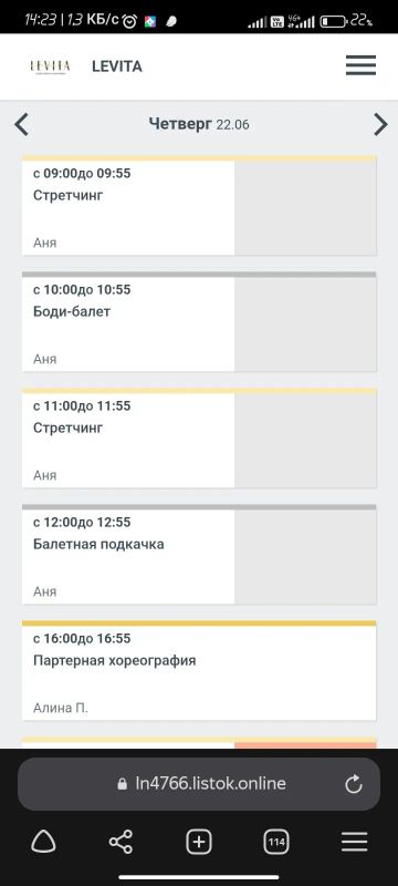 Лот: 20544215. Фото: 1. Абонемент Levita Красноярск (балетная... Спортивные секции, школы танцев, тренеры